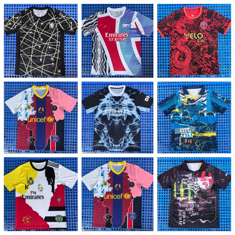 Popular Football Uniforms 2526 Training Uniforms Special Edition Commemorative Edition Pre-Match Uniforms Short-Sleeved Clover