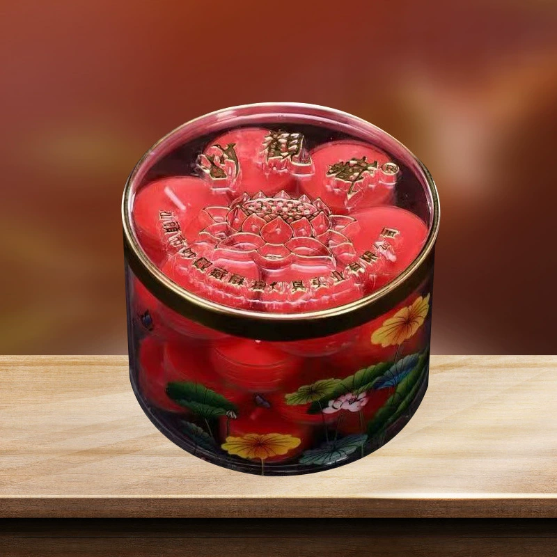Mystic View Tibetan Yak Butter Lamp 4-hour smokeless unscented butter candle lamp long-lasting light