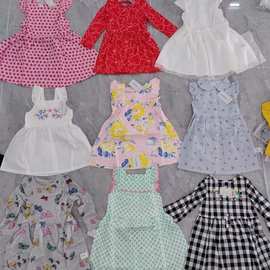 跨境外贸连衣裙儿童裙子品牌时尚新款女童中小童夏季杂款童装批发