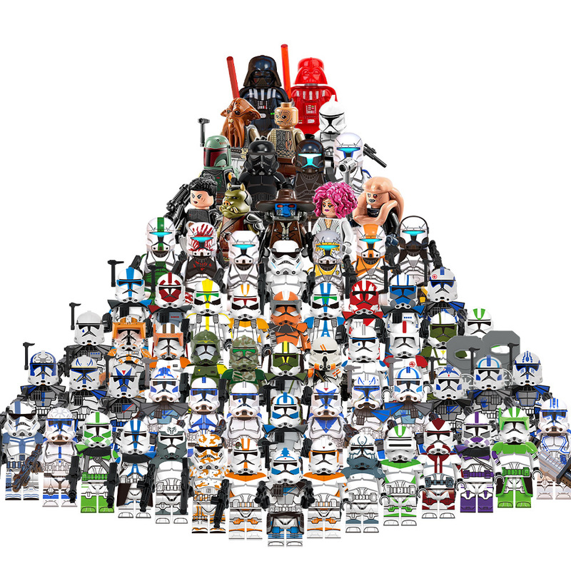 Chinese Building Blocks Star Wars Minifigure Stormtrooper Gamo Guard Jesse Plug-In Minifigure Kidsren's Small Toys Chinese Building Blocks Star Wars Minifigure Stormtrooper Gamo Guard Jesse Plug-In Minifigure Kidsren's Small Toys