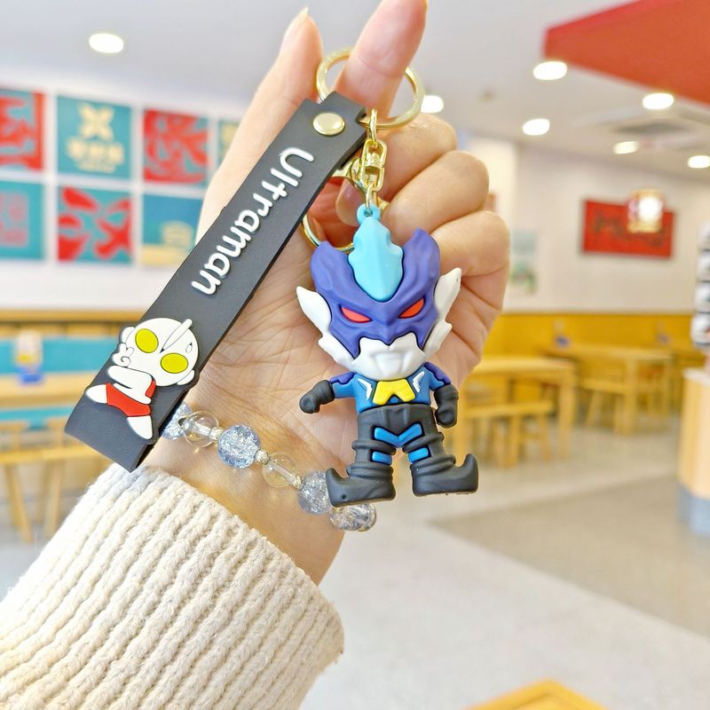 創意的なアニメのウルトラマンのキーホルダーは学生のカバンの自動車のキーチェーンのブラインドの箱の子供機の贈り物を掛けます。|undefined