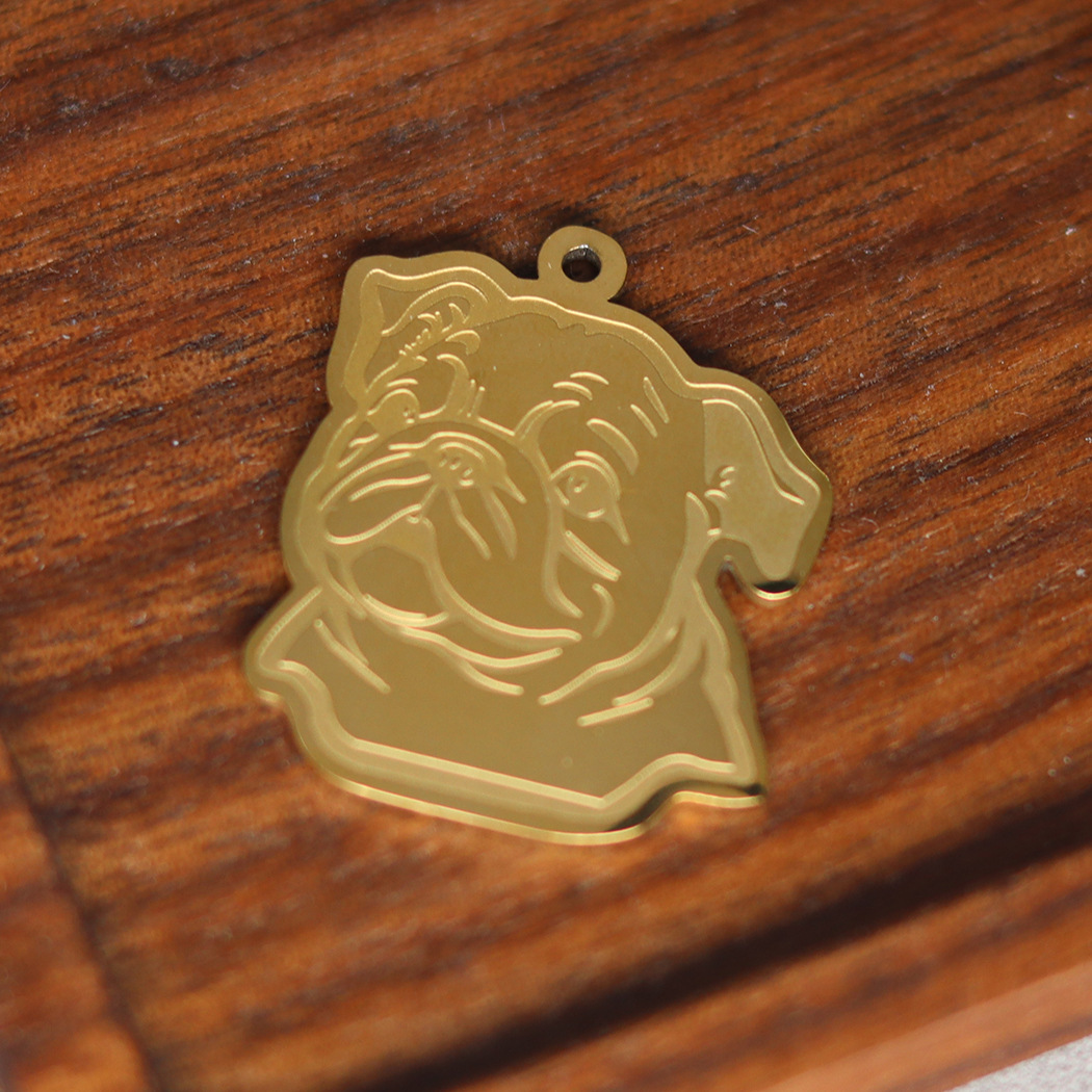 DIY Jewelry Accessories Classification 1 Piece 2.3*2.9cm 304 Stainless Steel Dog Pendant