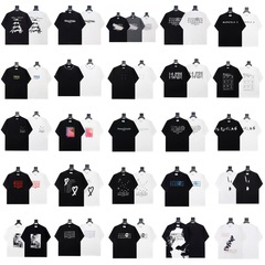 アメリカのトレンドブランドMM英数字プリントメンズ・レディースカジュアル大きいサイズルーズTシャツユーストレンド半袖コレクション