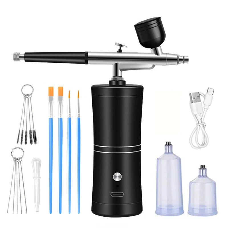 Трансграничный аэрографический пистолет Электрический акриловый пигмент распылитель пистолет набор краски краска