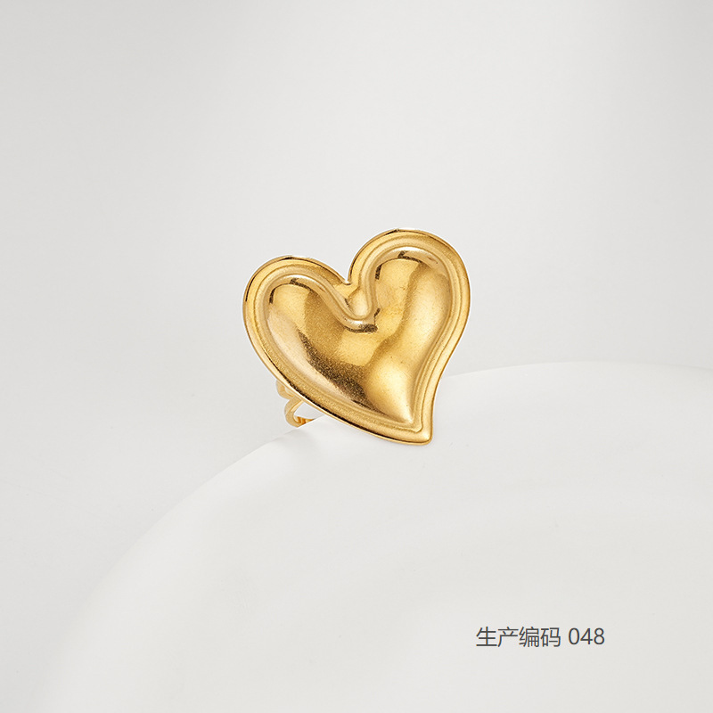Love-stainless steel electroplating (28*29mm)