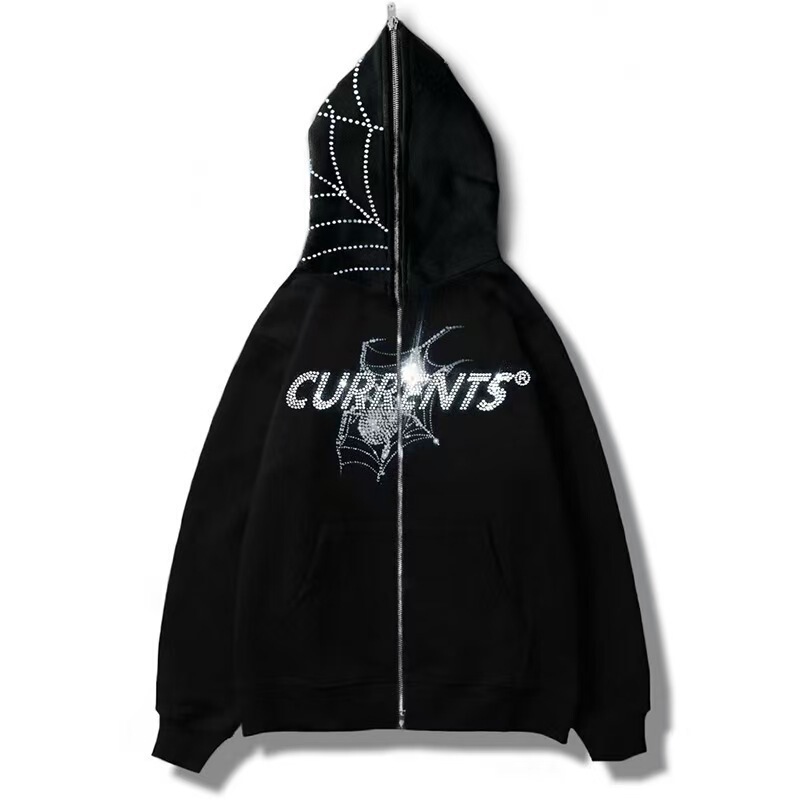 Cross-Border Full-Zip Spider-Man Personalized Trendy Printed Sweatshirt Cardigan Street Fashion Casual Hip-Hop Full-Zip Jacket Cross-Border Full-Zip Spider-Man Personalized Trendy Printed Sweatshirt Cardigan Street Fashion Casual Hip-Hop Full-Zip Jacket
