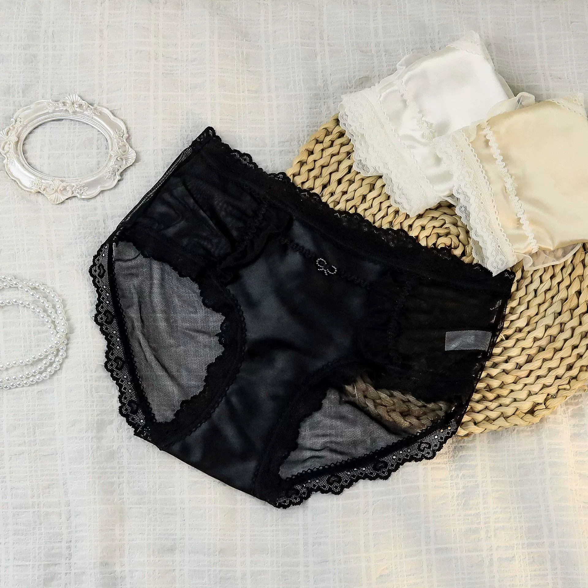 Lace pants, thin breathable quick dry trousers, mid rise