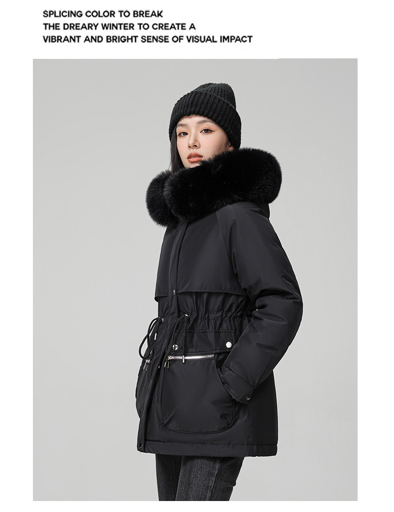 Foreign trade plus veet overcomes women's long 2024 new winter style jacket, slimming and thickening cotton coat, small_voghion.com