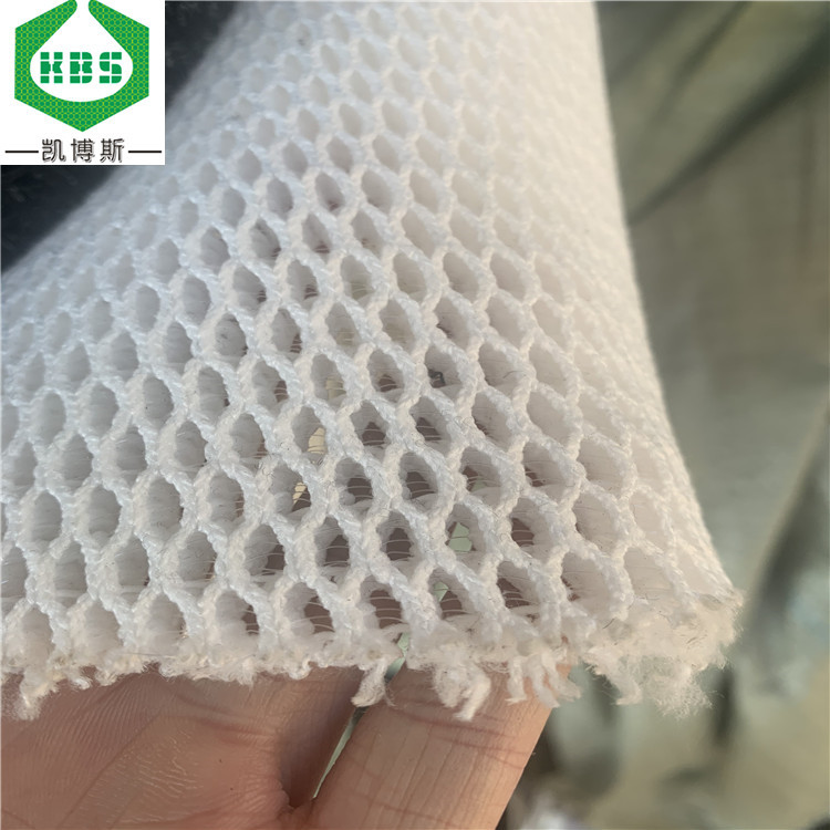 厂家供应 本白可染色3D网布 吸水透气清洁过滤器加湿器吸水圈网布