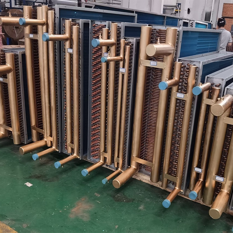 湖州市空调风柜表冷器【来图加工】铜管翅片式冷凝器散热器