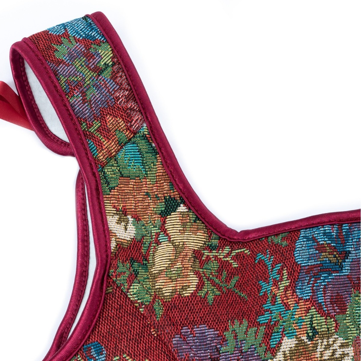 Nuevo peonía rojo plegado vestir cinturón chaleco correa corte corsé de hueso de pescado damas cinturón fuera del suministro transfronterizo lotes