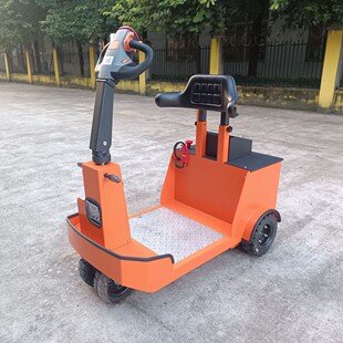 Pulf Station Driving Electric Tractor Lithium Battery Tractor Battery Trailer Head Factory Warehouse Airport Pulling Goods