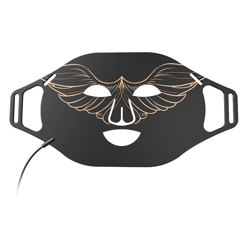 Lescoton fotón rejuvenecimiento de la piel instrumento LED máscara de silicona rojo y azul brillante fila luz espectro máscara belleza instrumento