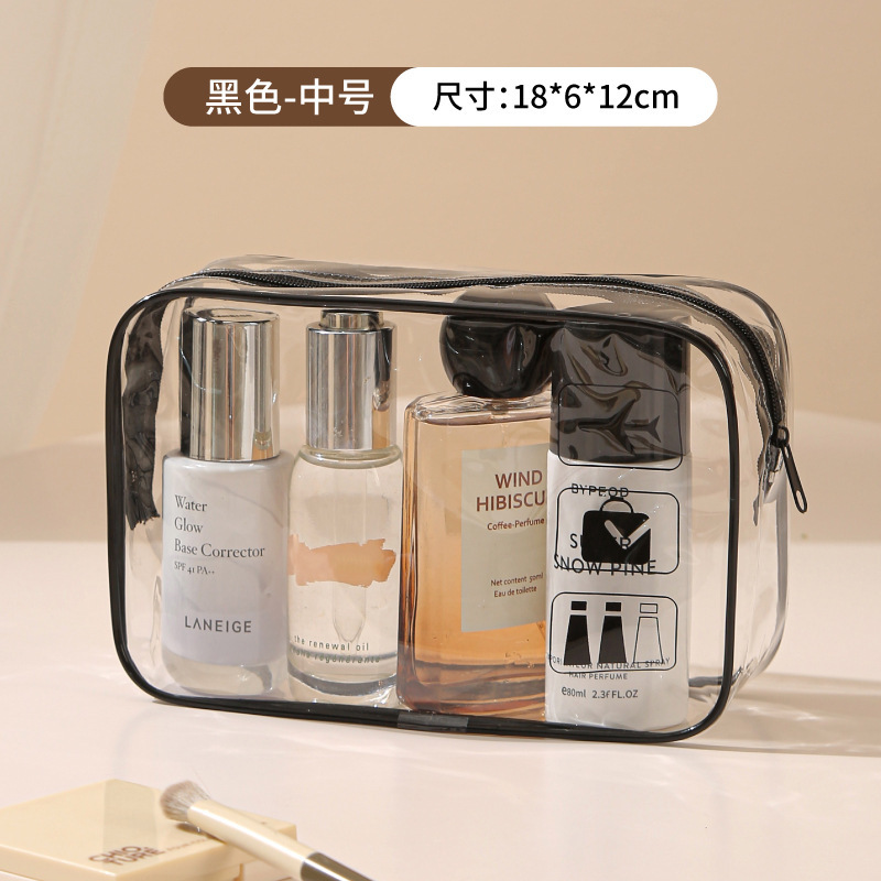 旅行透明防水トイレタリーバッグ旅行ポータブル化粧品収納袋大容量クロスボーダー収納化粧品袋|undefined
