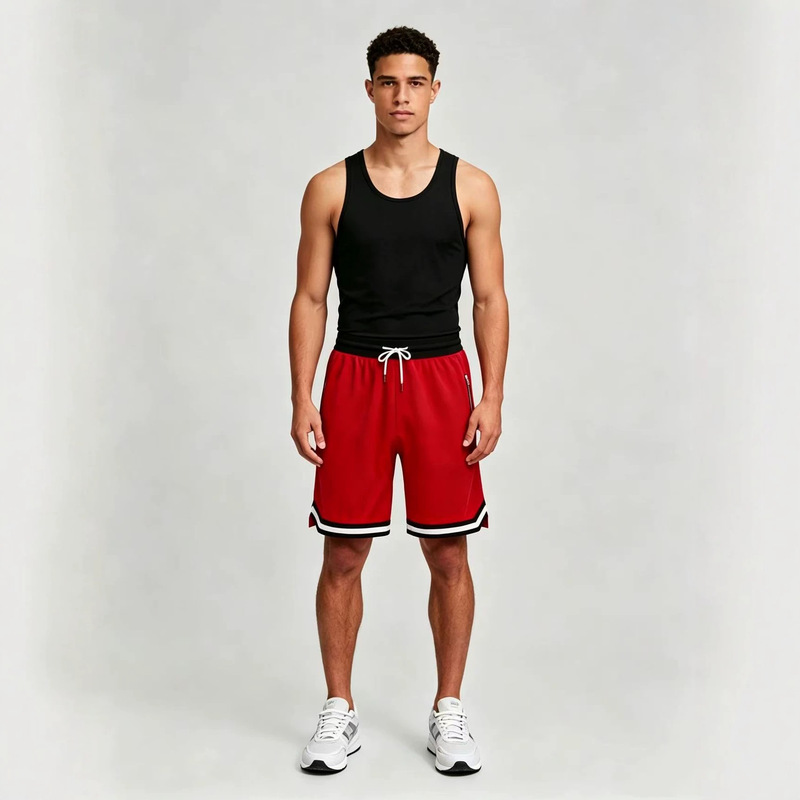 Summer lightweight mesh sports loose shorts for men, suitable for muscle fitness, running, basketball training, breathable, quick-drying Summer lightweight mesh sports loose shorts for men, suitable for muscle fitness, running, basketball training, breathable, quick-drying