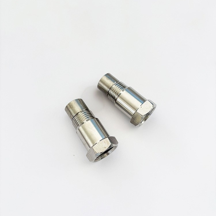 M18X1.5 threaded oxygen sensor curved cutout nut plug 304 stainless steel auto parts catalytic converter