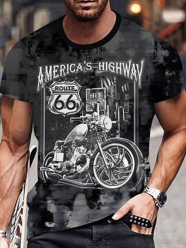 AliExpress Cross-border 3D Digital Short-Sleeved Personalized Abstract Print T-shirt for Europe and the U.S. – Summer Bestseller, Men’s Loose-Fitting Top