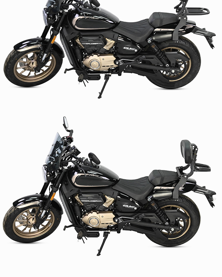 Muscle car wolf is suitable for infinite CU250 backrest modification tail shelf tail wing rear tail rack bending bow folding multi-function