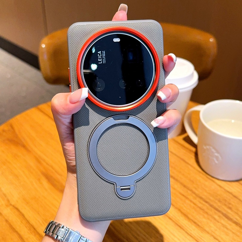 Магнитный чехол с поворотным кольцом-подставкой Pin Sheng для Xiaomi 14/15/17 Ultra