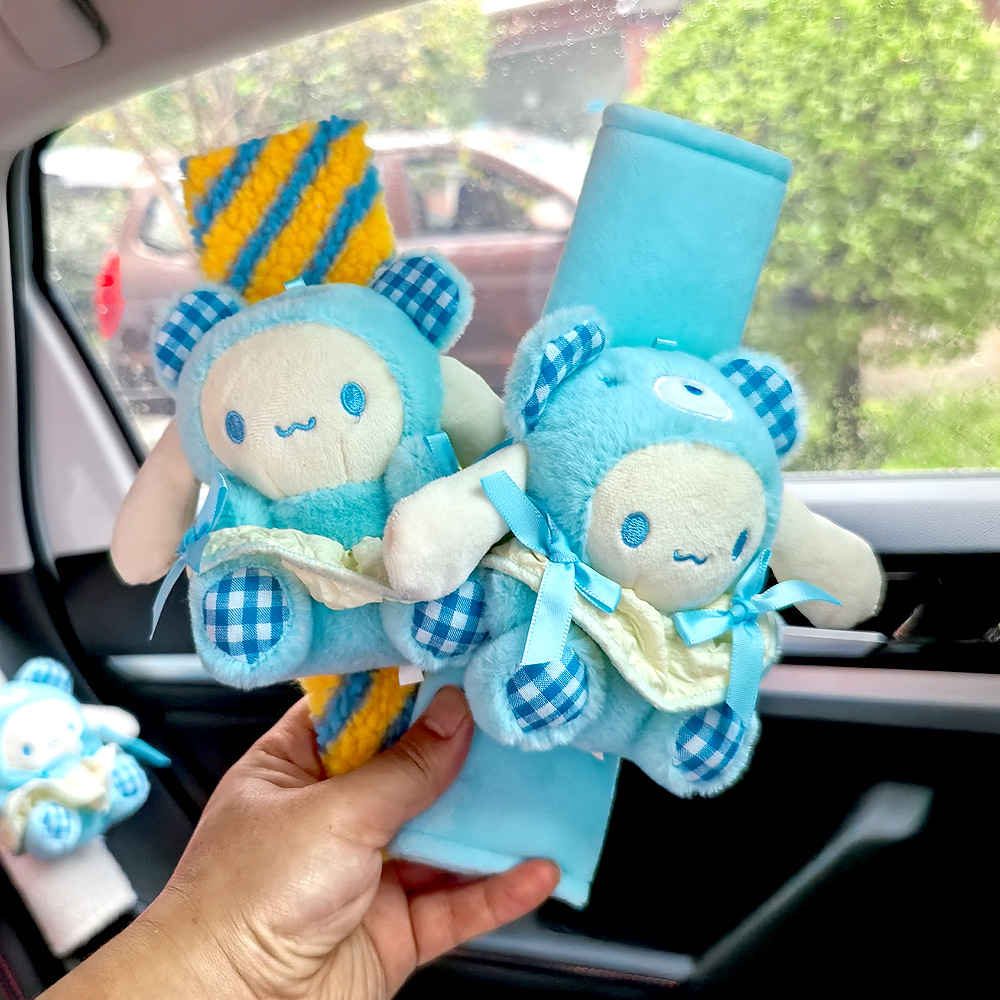 Funda Protectora para Cinturón de Seguridad de Auto de Peluche Decorativo