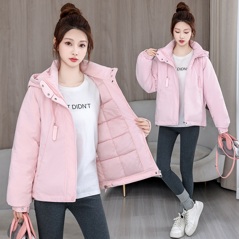 洋气棉服女韩版宽松加厚棉袄学生年新款冬棉衣面包服外套港风淑女