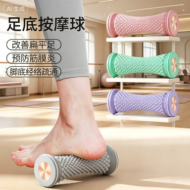 Plantar Fascia Roller Massage Wheel Muscle Stretching Auxiliary Fitness Equipment Yoga Roller Factory Direct Delivery Available for Cross-Border Shipping Plantar Fascia Roller Massage Wheel Muscle Stretching Auxiliary Fitness Equipment Yoga Roller Factory Direct Delivery Available for Cross-Border Shipping