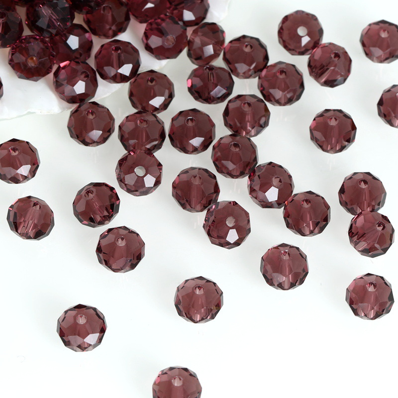 1 Set Glass Solid Color Beads display picture 4