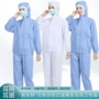 分体男女连帽透气食品服