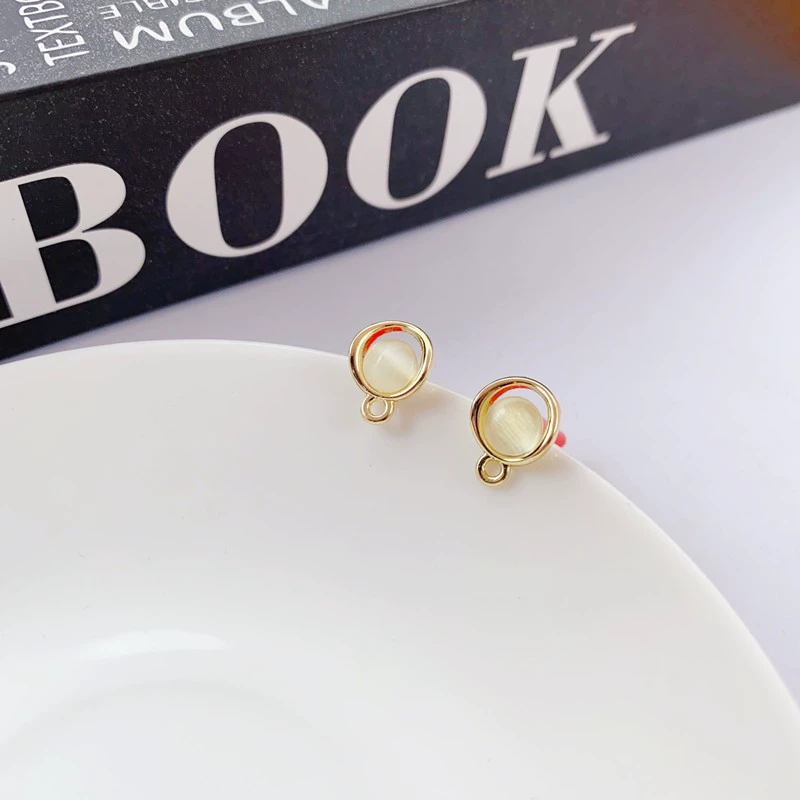 Silver needle, earrings from pearl, accessories, accessory handmade, silver 925 sample
