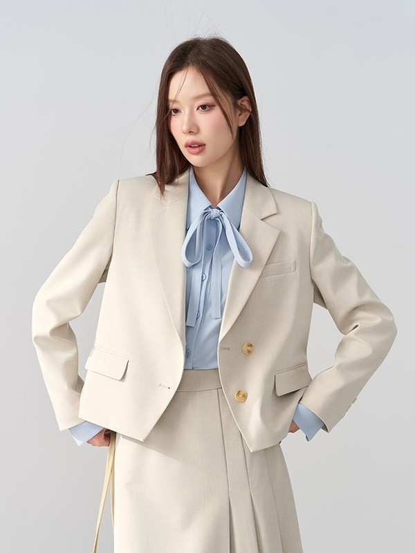 面试西装外套女职业正装通勤职场答辩穿搭小个子西服套装|undefined