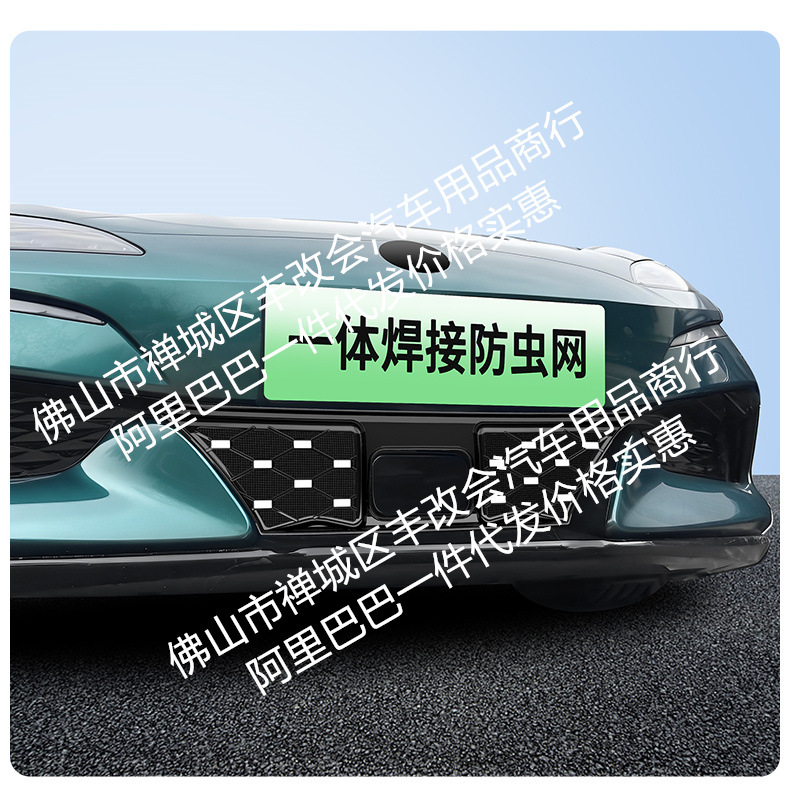 Suitable for Denza Z9GTEV, integrated welded car anti-insect net, front grille special modification decorative strip accessories