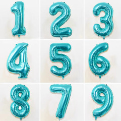 デジタル風船32インチ風船装飾シーン誕生日結婚パーティーアルミ膜32インチ美版デジタル風船卸売り