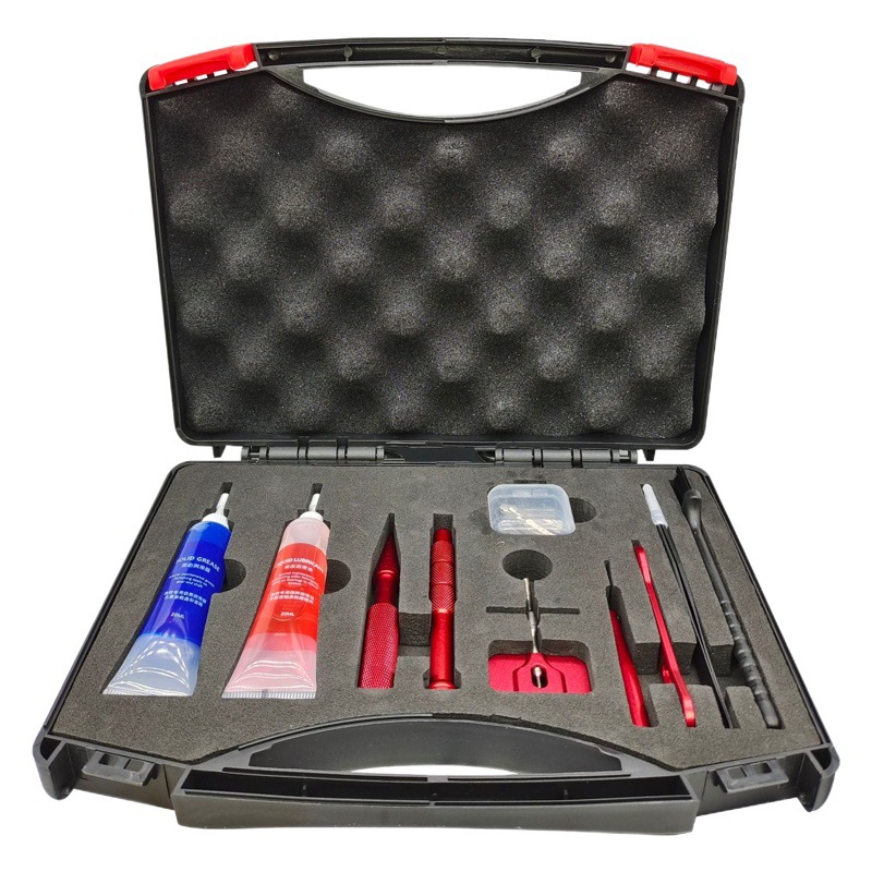 Mantenimiento de la rueda de pesca voladora de garceta traje de lujo rueda de gota de agua rueda giratoria rueda de tambor removedor de clavijas DIY modificación herramienta de desmontaje