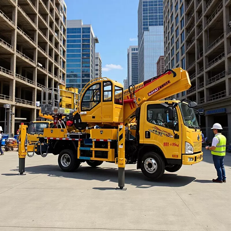 【程力集团】出口豪沃21米单排座高空作业车 升降机械机构