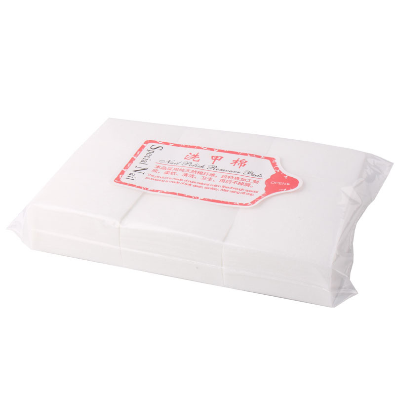 Explosiones transfronterizas de manicuría de algodón duro para lavar las uñas, toallas de algodón de limpieza de uñas, engrosamiento, no es fácil de perder el pelo para manicuría