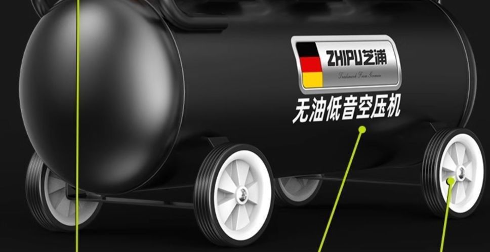 Small 220v air compressor, oil-free, low-noise, industrial-grade, woodworking, high-pressure, cross-border