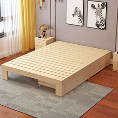 無垢材ベッド シングルベッド ダブルベッド 大人用ベッド 子供用ベッド シンプルベッド ベッド 1.51.8 賃貸住宅 外国貿易卸売