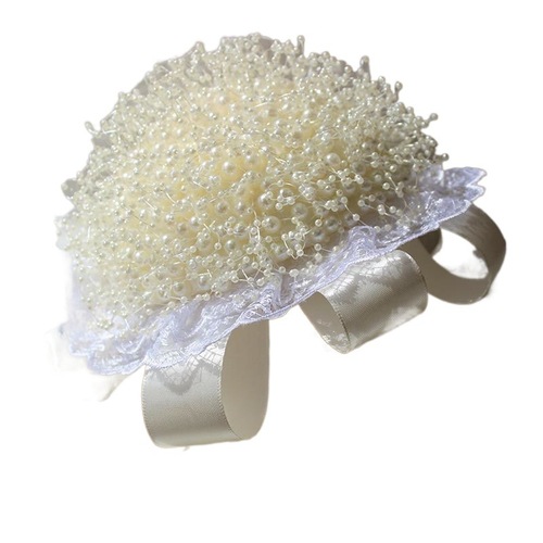 Wedding Korean-style bride's bouquet DIY material kit faux pearl astilbe handmade gift for best friend