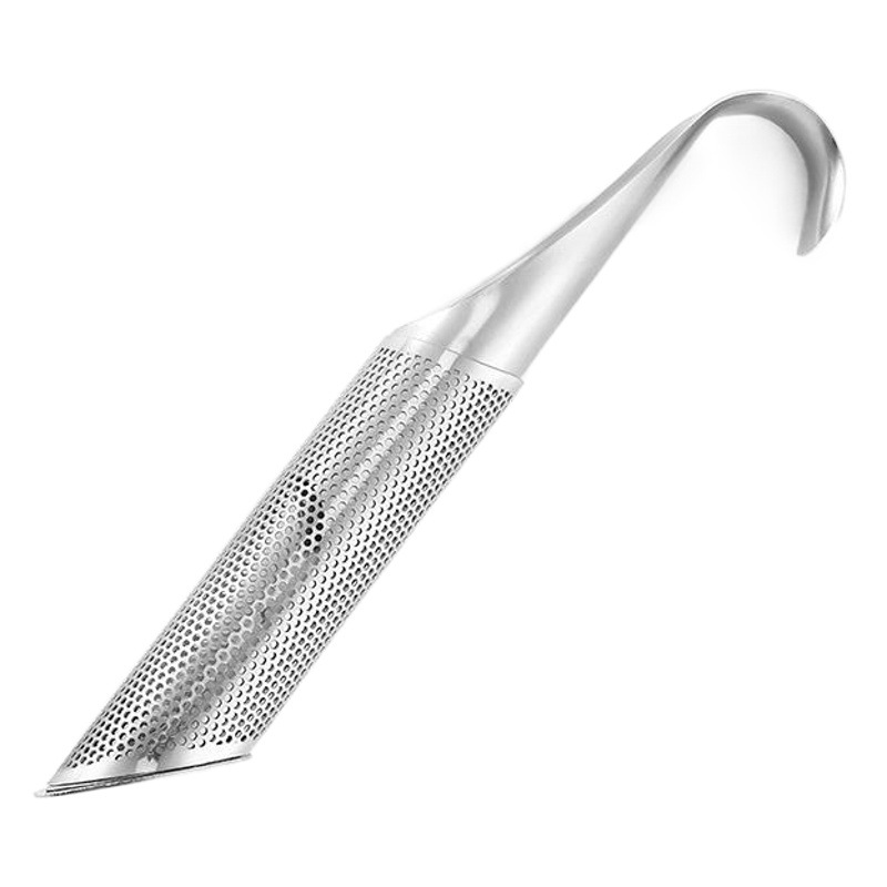 Suministro directo de fábrica de acero inoxidable traje de filtro de té colgando tipo de tubo mango fabricante de té Filtro de té