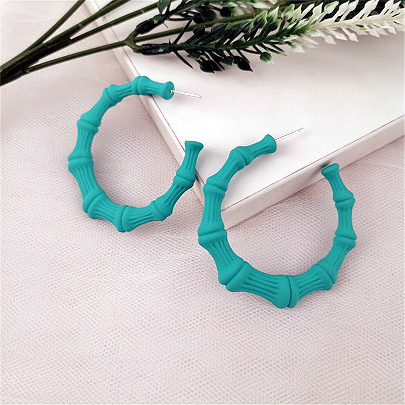 1 Pair Retro Solid Color Arylic Womenu0027S Earrings