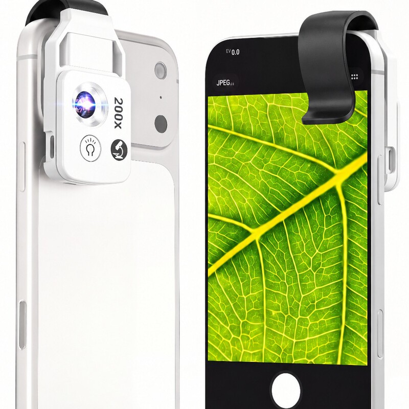 200X Mobile Phone Clip Microscope Mini High-Definition with Light for Taking Pictures Universal Mobile Phone Clip Light Source Magnifying Glass Wholesale 200X Mobile Phone Clip Microscope Mini High-Definition with Light for Taking Pictures Universal Mobile Phone Clip Light Source Magnifying Glass Wholesale