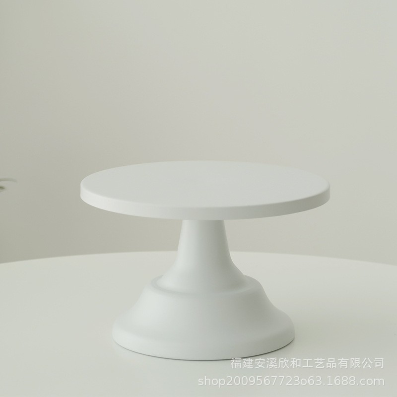 Tabla de postres nórdico decoración estante de exhibición bandeja de pastel mesa de té de la tarde refresco estante alto estante blanco