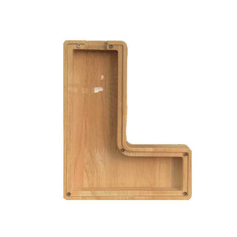 Gran inglés carta alcancía animal alcancía nuevo regalo de madera regalo alcancía