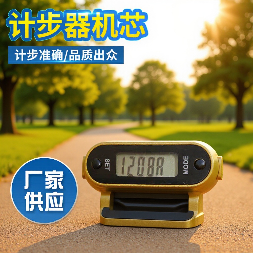 Cross-Border Export Pedometer Movement Wholesale Running Wrist Eco-Friendly Electronic Watch Movement Calorie Heart Rate Digital Display