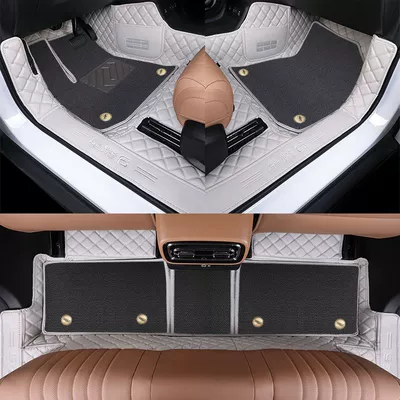 Car Floor Mats, Interior Accessories, Ayaqaltılar (Kovriklər) - star-6-double-layered-floor-mat-snowy-sky-gray