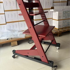 儿童餐椅滑轮成长椅滑轮餐椅移动万向轮宝宝椅子车轱辘方便推拉玩