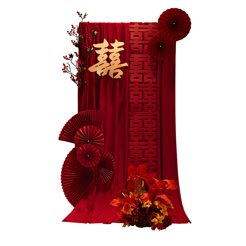 婚礼背景板