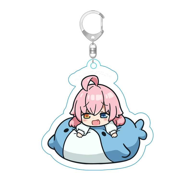 Anime Blue Files Peripheral Keychains Blue Files Acrylic Pendant Animation Keychain