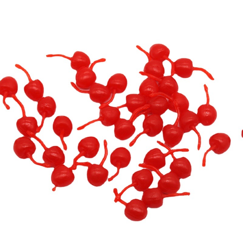 Miniature Realistic Cherry, Mango, Blueberry Fruit Models DIY Children's Craft Toys Miniature Food Play Materials and Accessories