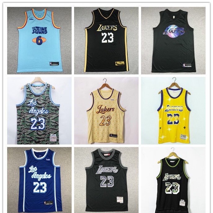 Wholesale Jersey Lakers 23 James Embroidered Jersey No. 6 James City Edition Men's and Women's Vest Basketball Suit